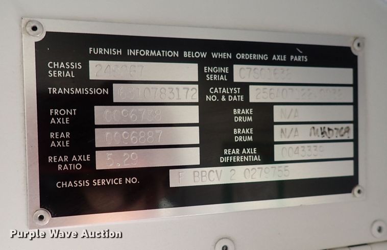 image for item DS7202 2008 Blue Bird Vision  school bus