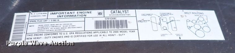 image for item DS7203 2000 Chevrolet Express  school bus