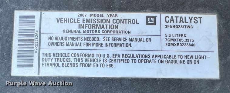 image for item DS8369 2007 Chevrolet Suburban  SUV