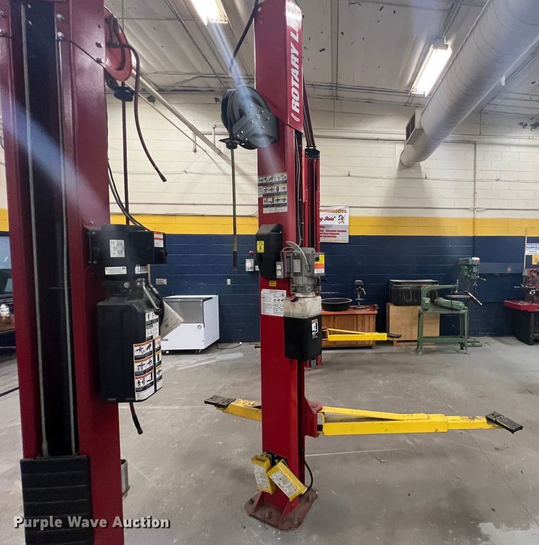 image for item HL9186 Rotary SP0A10NBN510  two post automotive lift