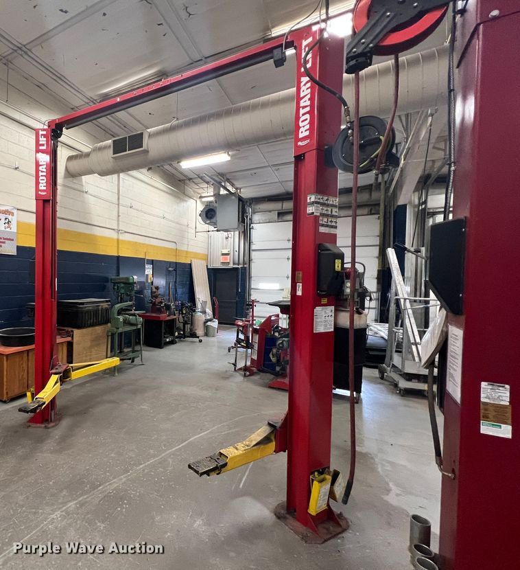 image for item HL9186 Rotary SP0A10NBN510  two post automotive lift