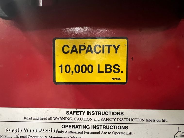 image for item HL9186 Rotary SP0A10NBN510  two post automotive lift