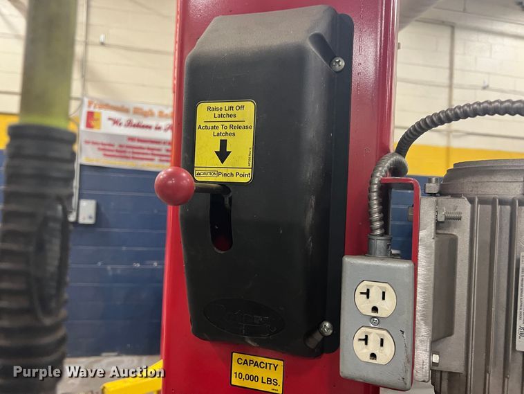 image for item HL9186 Rotary SP0A10NBN510  two post automotive lift