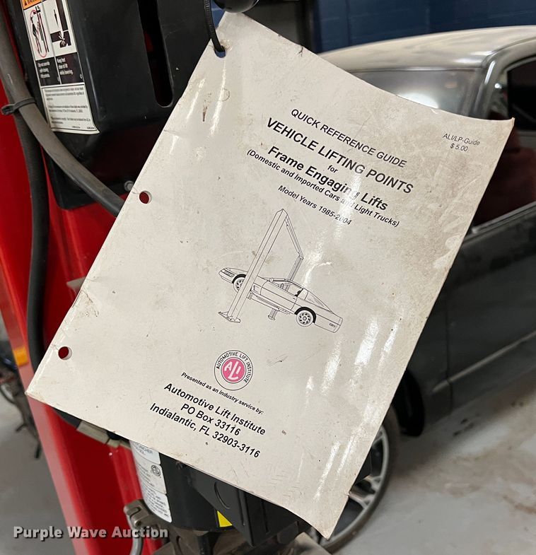 image for item HL9187 Ammco S21SSR1  two post automotive lift