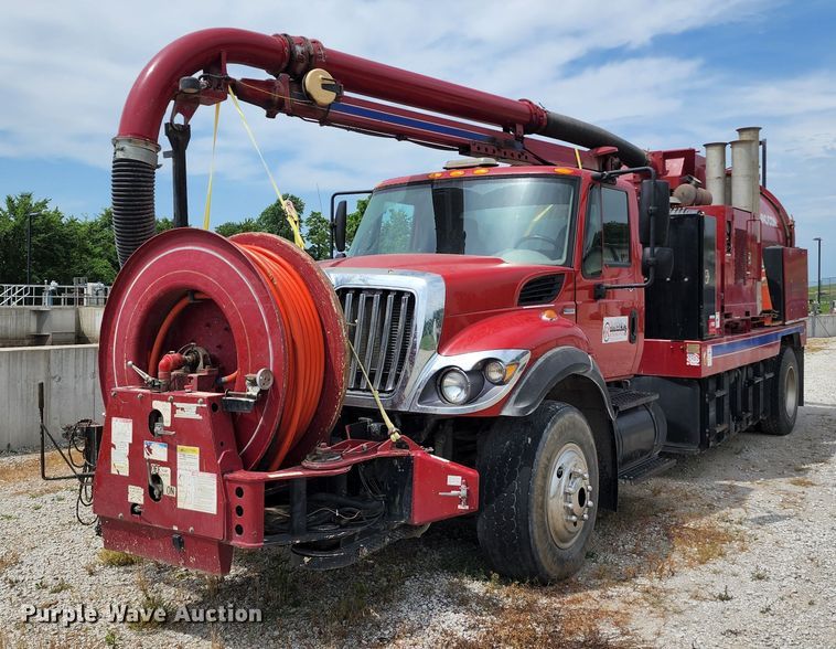 image for item JA9851 2008 International WorkStar 7400  sewer jetter truck