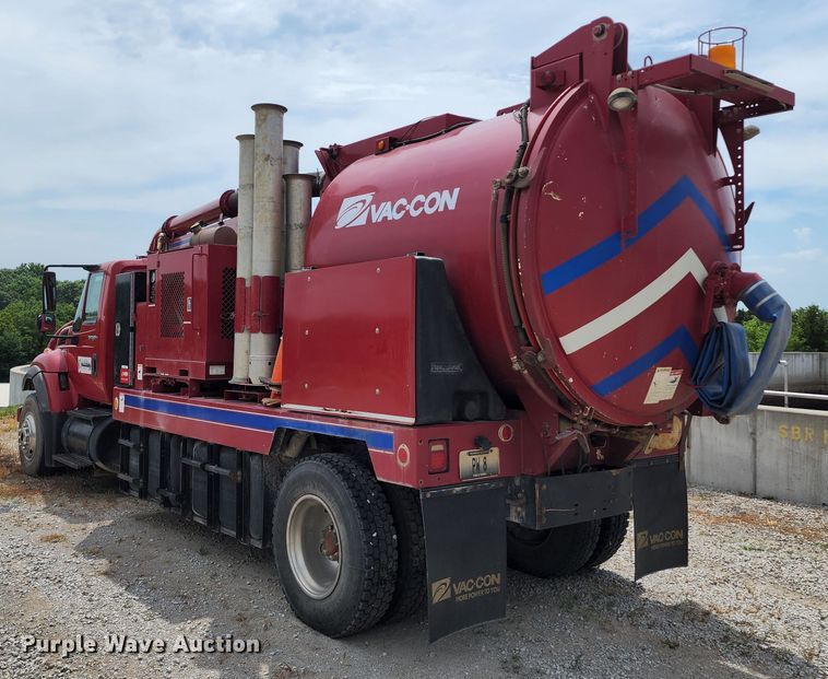 image for item JA9851 2008 International WorkStar 7400  sewer jetter truck