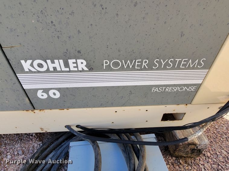 image for item JG9814 2002 Kohler 60  generator