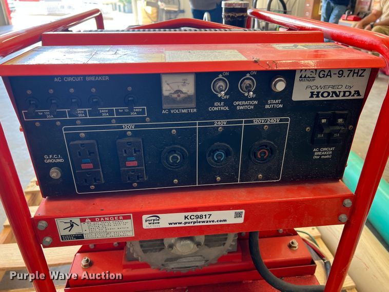 image for item KC9817 Multiquip 9700  generator