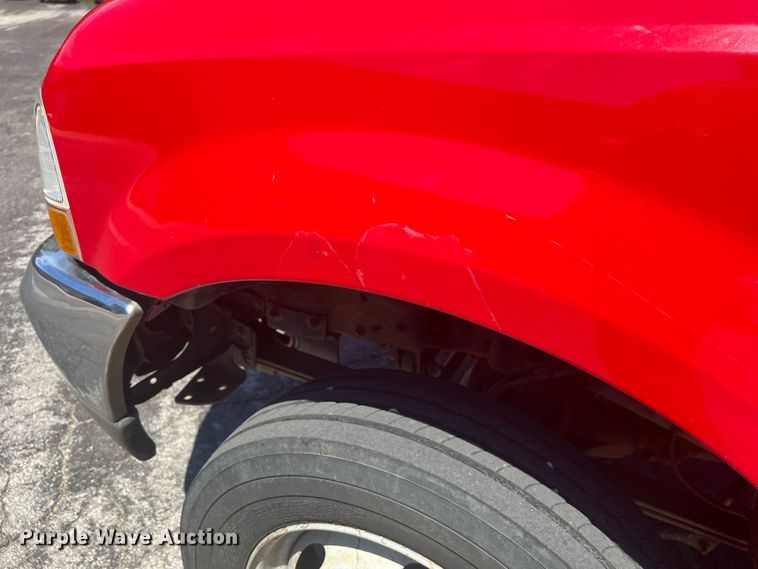 image for item KC9854 2003 Ford F550 XL  dump flatbed pickup truck