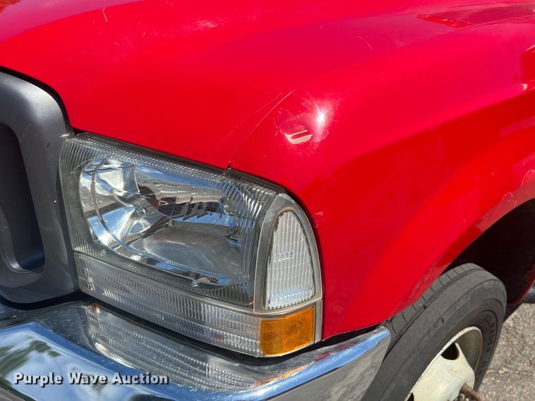 image for item KC9854 2003 Ford F550 XL  dump flatbed pickup truck