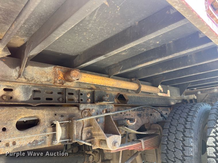 image for item KC9854 2003 Ford F550 XL  dump flatbed pickup truck