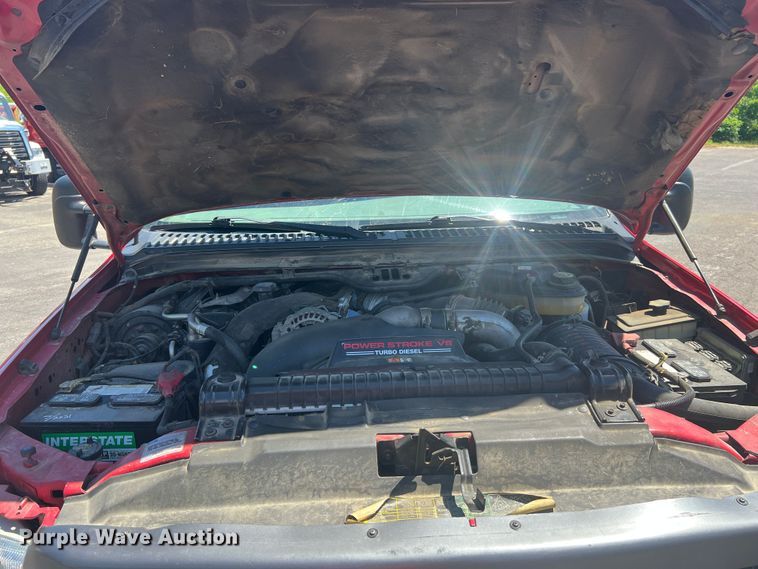 image for item KC9854 2003 Ford F550 XL  dump flatbed pickup truck