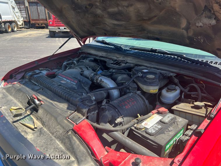 image for item KC9854 2003 Ford F550 XL  dump flatbed pickup truck