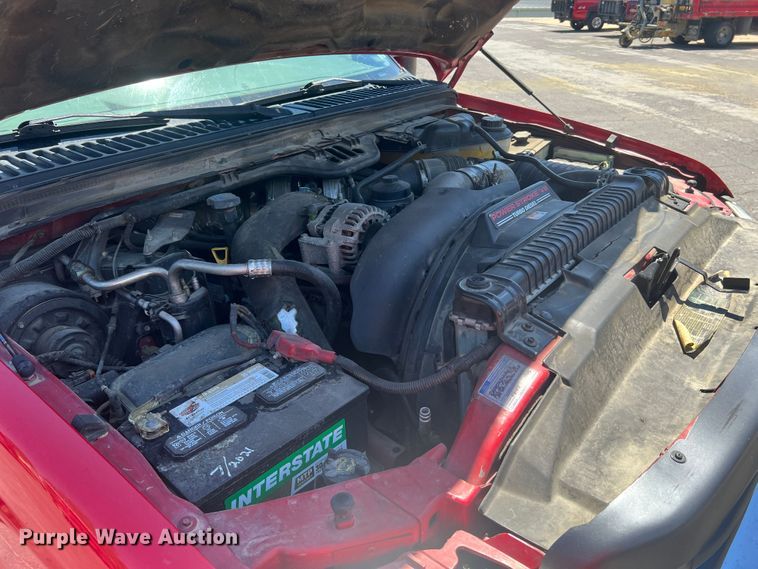 image for item KC9854 2003 Ford F550 XL  dump flatbed pickup truck