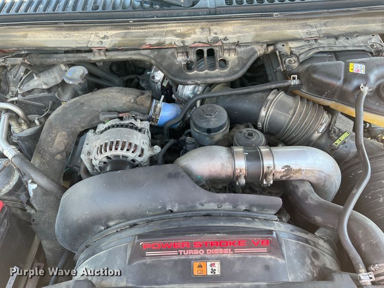 image for item KC9854 2003 Ford F550 XL  dump flatbed pickup truck