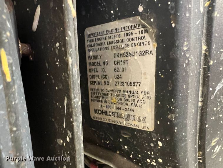 image for item KC9857 1999 Ford F550 XL  dump flatbed truck with paint striper