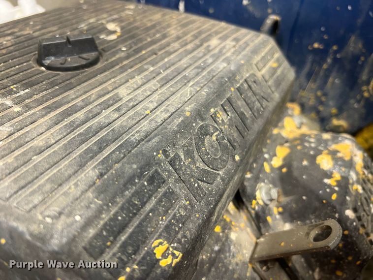 image for item KC9857 1999 Ford F550 XL  dump flatbed truck with paint striper