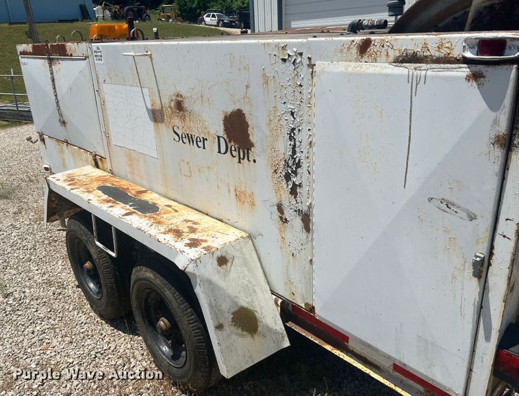 image for item KC9883 Sewer jetter trailer