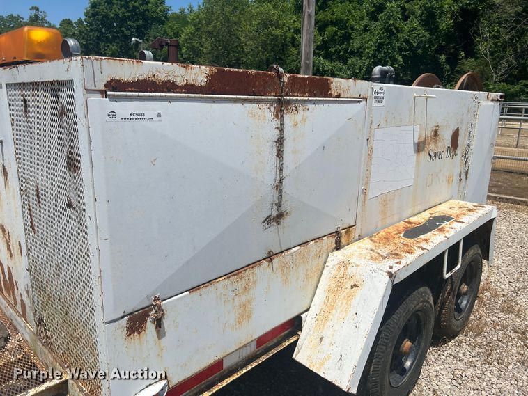 image for item KC9883 Sewer jetter trailer