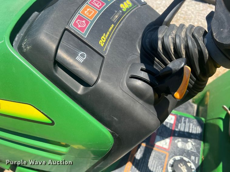 image for item KC9885 John Deere 345  lawn mower