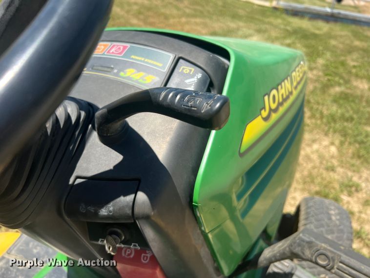image for item KC9885 John Deere 345  lawn mower