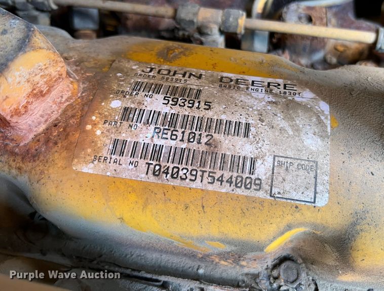 image for item KC9887 1996 John Deere 310D  backhoe