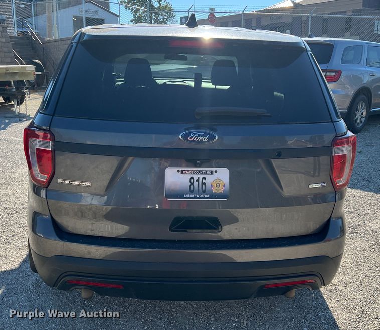 image for item KC9901 2017 Ford Explorer Police Interceptor  SUV