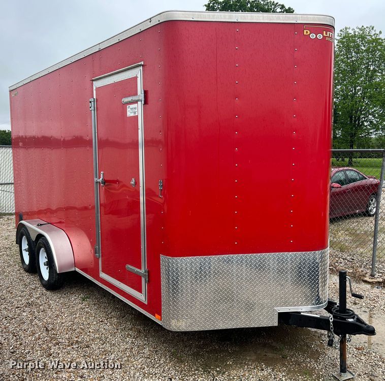image for item KC9990 2017 Doolittle  enclosed cargo trailer
