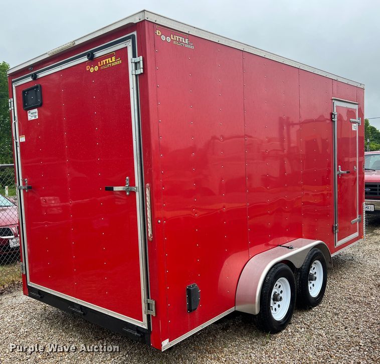 image for item KC9990 2017 Doolittle  enclosed cargo trailer