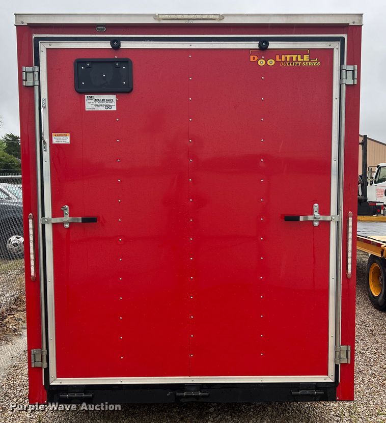 image for item KC9990 2017 Doolittle  enclosed cargo trailer