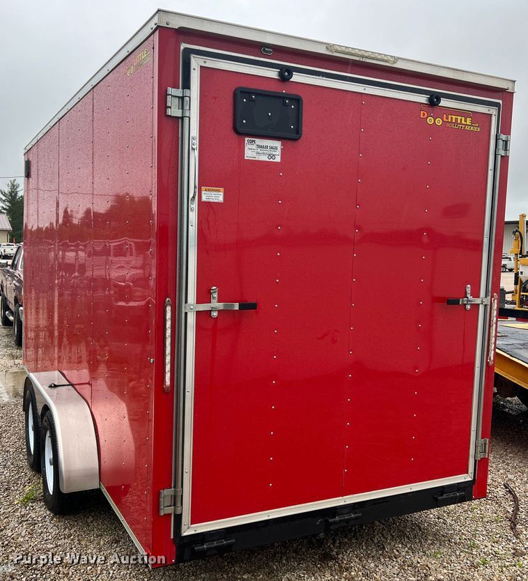 image for item KC9990 2017 Doolittle  enclosed cargo trailer