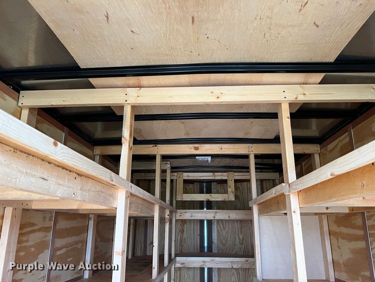 image for item KC9990 2017 Doolittle  enclosed cargo trailer