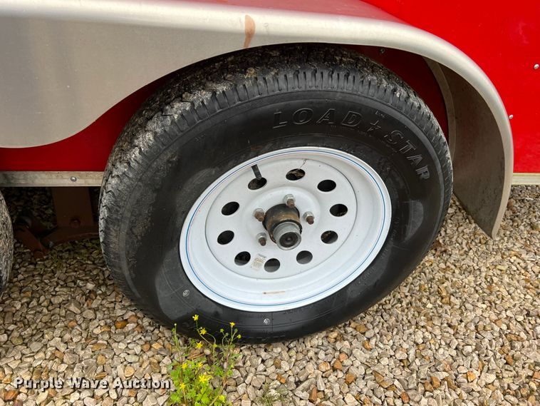 image for item KC9990 2017 Doolittle  enclosed cargo trailer