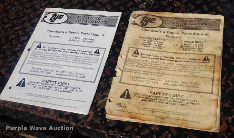 image for item KI9377 Tye 114-4577  Stubble Drill no-till grain drill