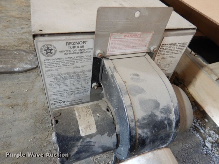 image for item KN9825 Reznor  infra-red tube heater