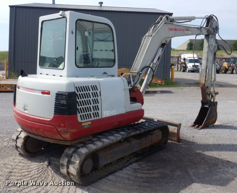 image for item KR9190 2007 Takeuchi TB145  mini excavator