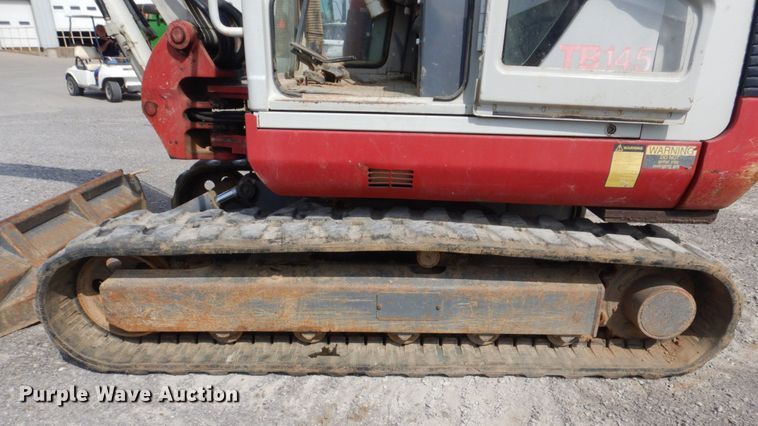 image for item KR9190 2007 Takeuchi TB145  mini excavator