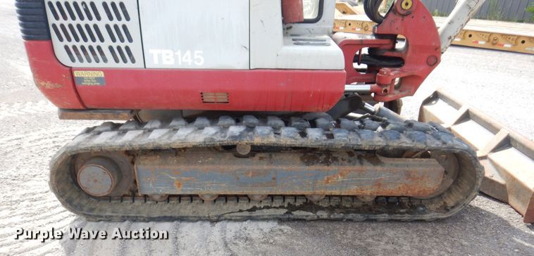 image for item KR9190 2007 Takeuchi TB145  mini excavator