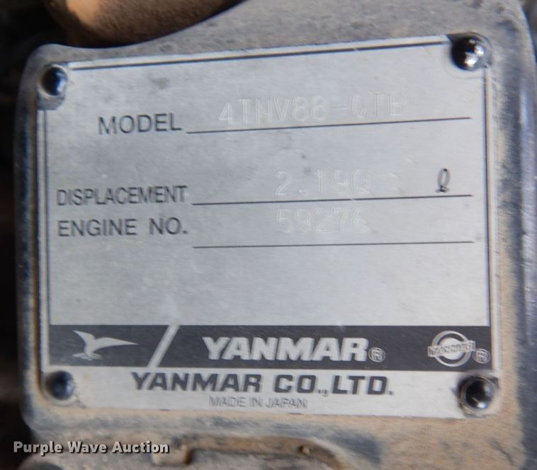 image for item KR9190 2007 Takeuchi TB145  mini excavator