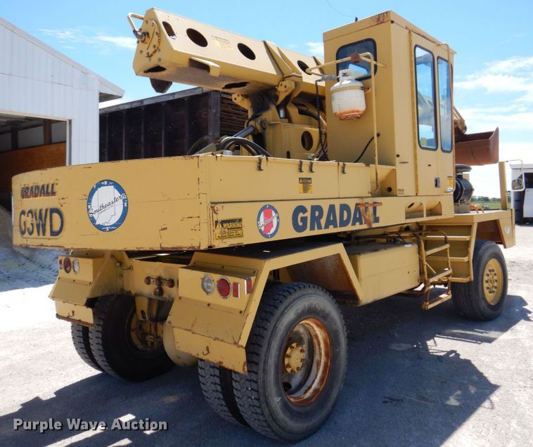 image for item KR9225 1995 Gradall G3WD  wheeled excavator