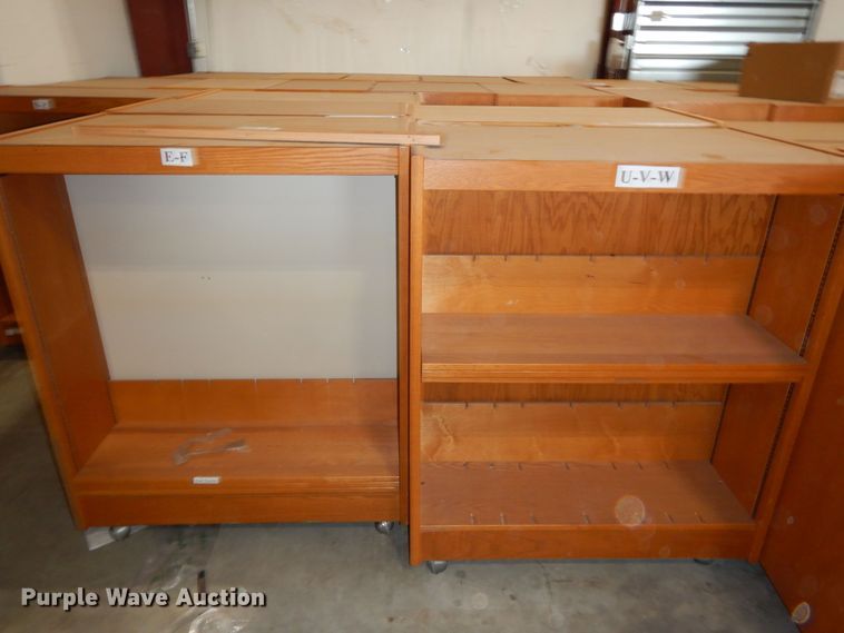 image for item KS9699 Approximately 24 library shelving units