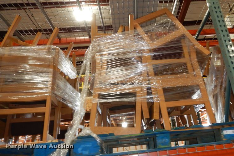 image for item KS9701 Approximately 60 wood chairs