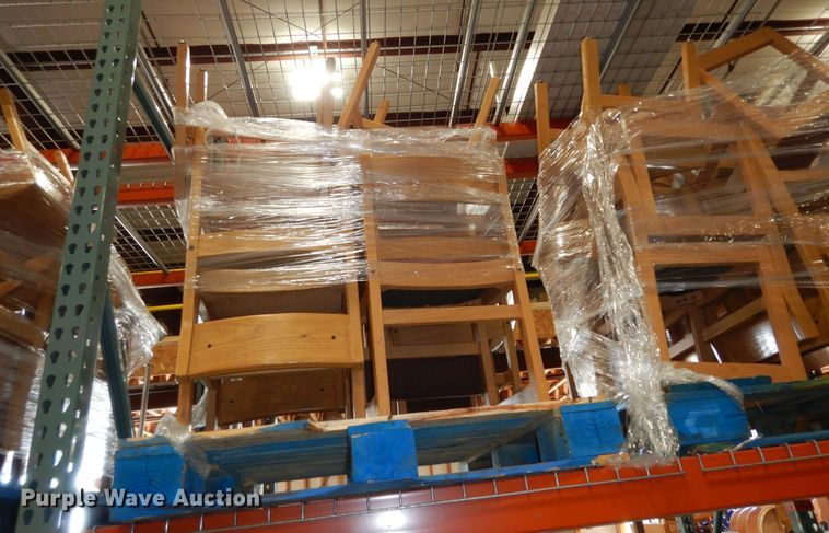 image for item KS9701 Approximately 60 wood chairs