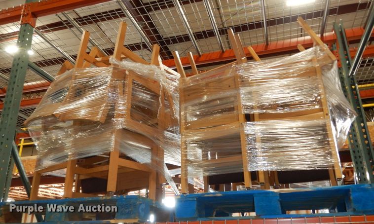 image for item KS9701 Approximately 60 wood chairs