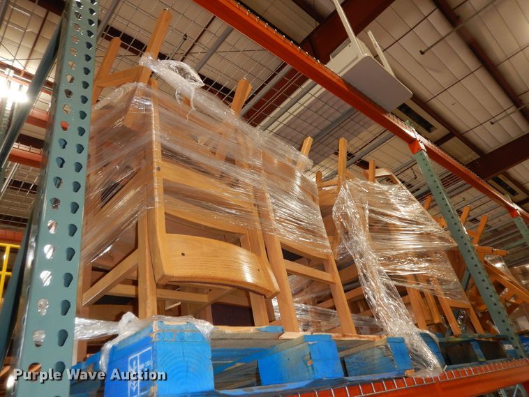 image for item KS9701 Approximately 60 wood chairs