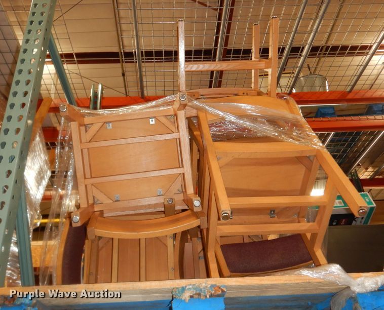 image for item KS9701 Approximately 60 wood chairs