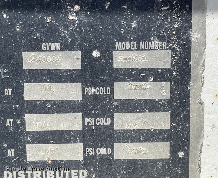 image for item LF9127 2008 Corn Belt S-3502  bottom dump trailer