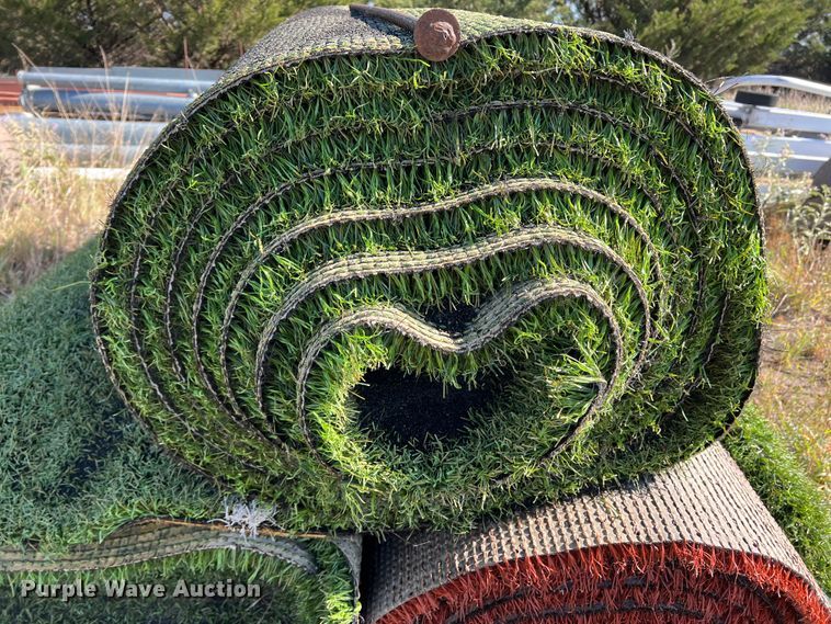 image for item LI9292 (3) rolls of artificial turf