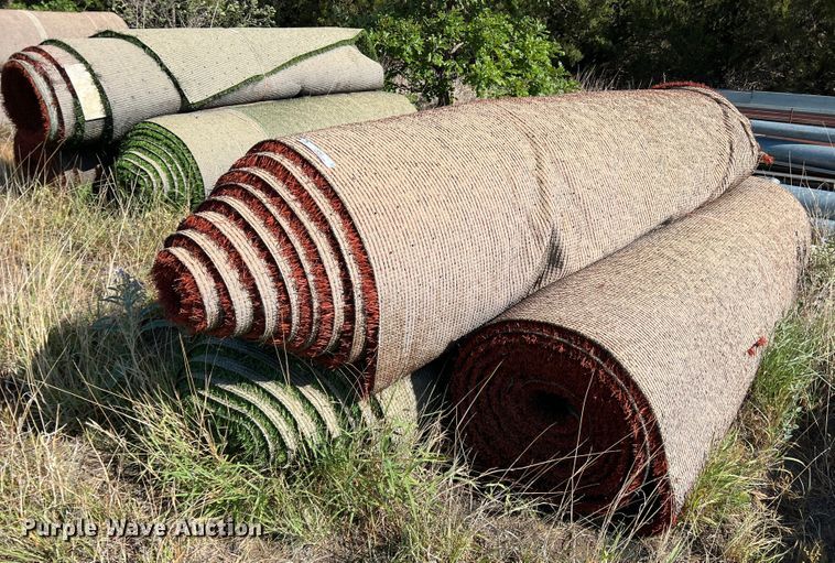 image for item LI9293 (3) rolls of artificial turf
