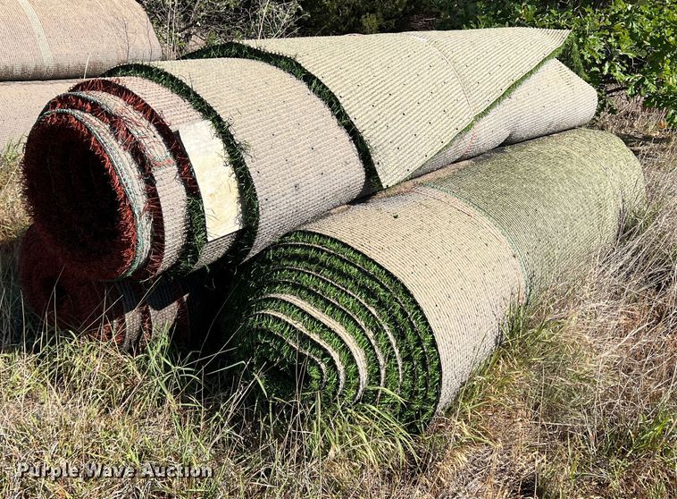 image for item LI9294 (3) rolls of artificial turf